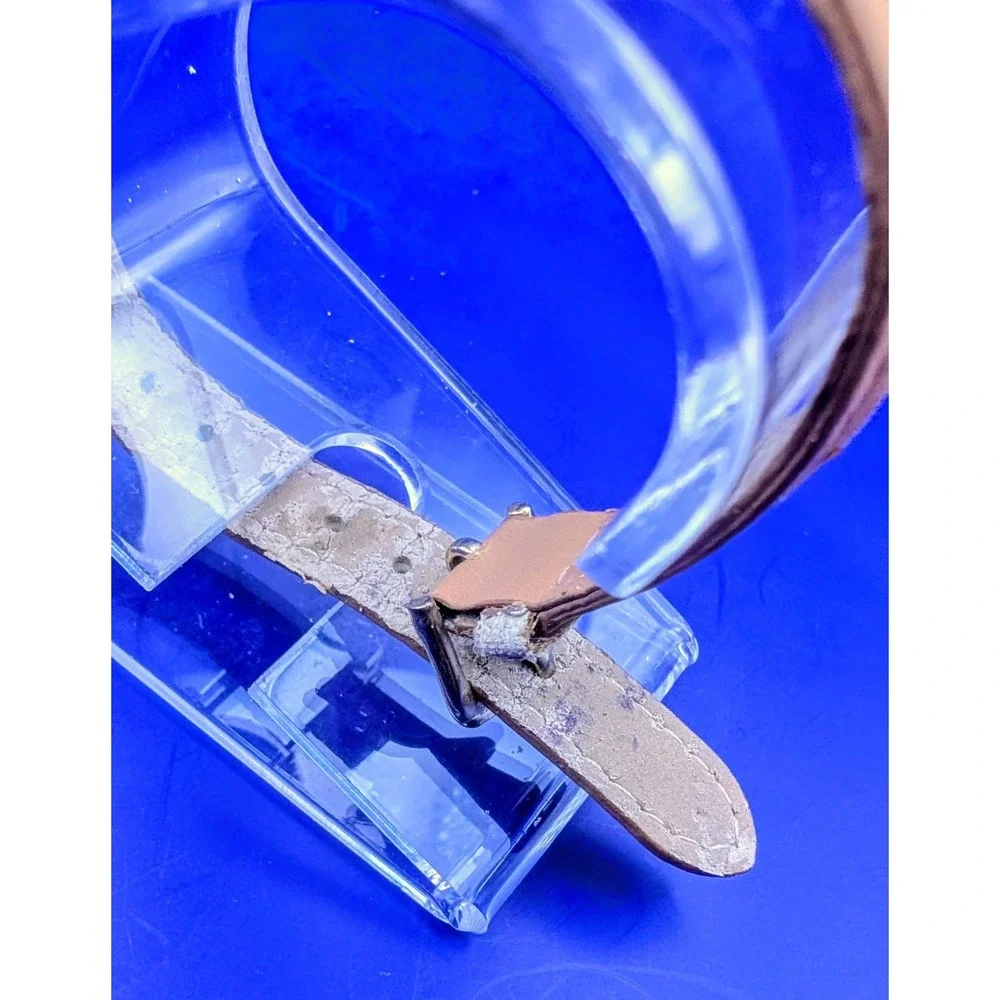 Women's Brown Buckle‎ Band Analog Watch - New Battery
